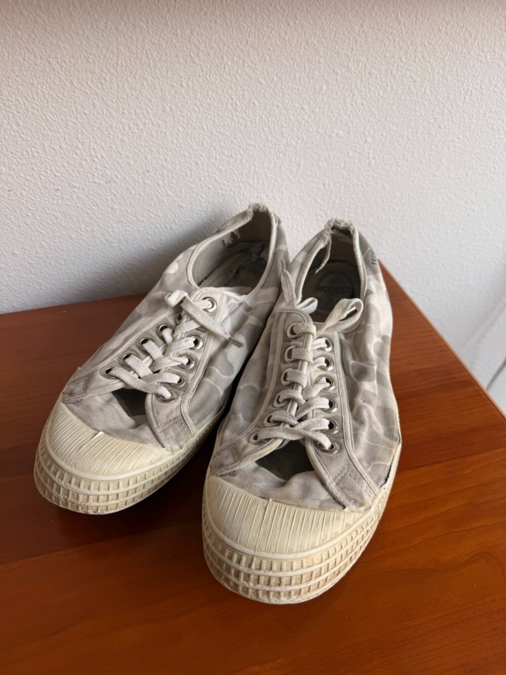 Novesta x Universal Works Star Master Shoes Camo Ecru